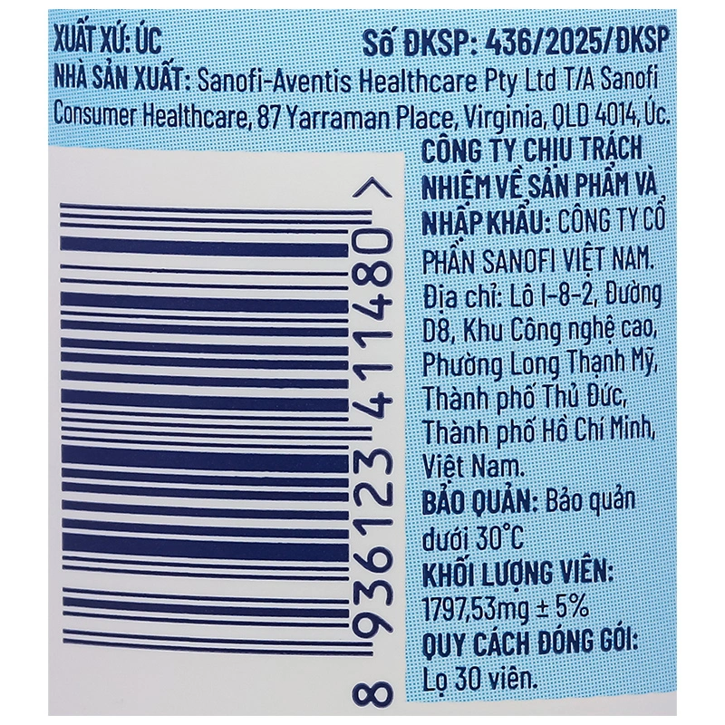 Thực phẩm bảo vệ sức khỏe OSTELIN Calcium & Vitamin D3 - 16